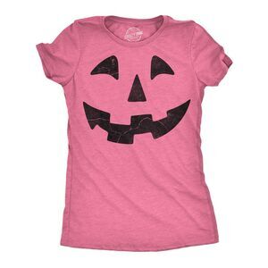 Womens Funny T Shirts Giant Jack O Lantern Face Sarcastic Halloween Graphic